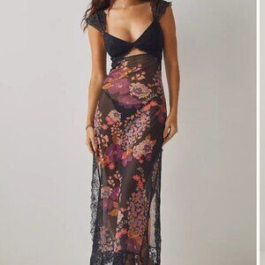 Free People Suddenly Fine Maxi Slip midi dress